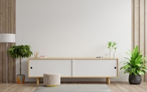 Custom made minimalist tv cabinet